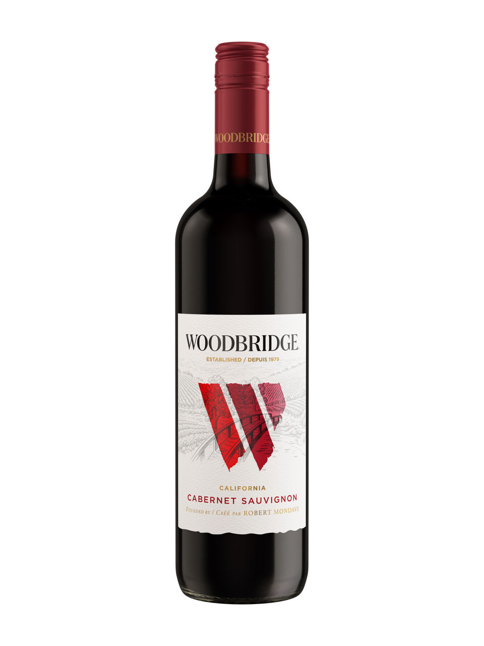 Woodbridge by Robert Mondavi Cabernet Sauvignon California house wine bottle
