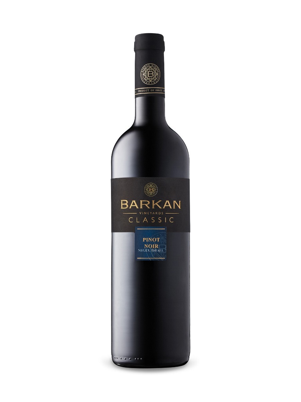 Barkan Classic Pinot Noir kosher Israeli red wine bottle