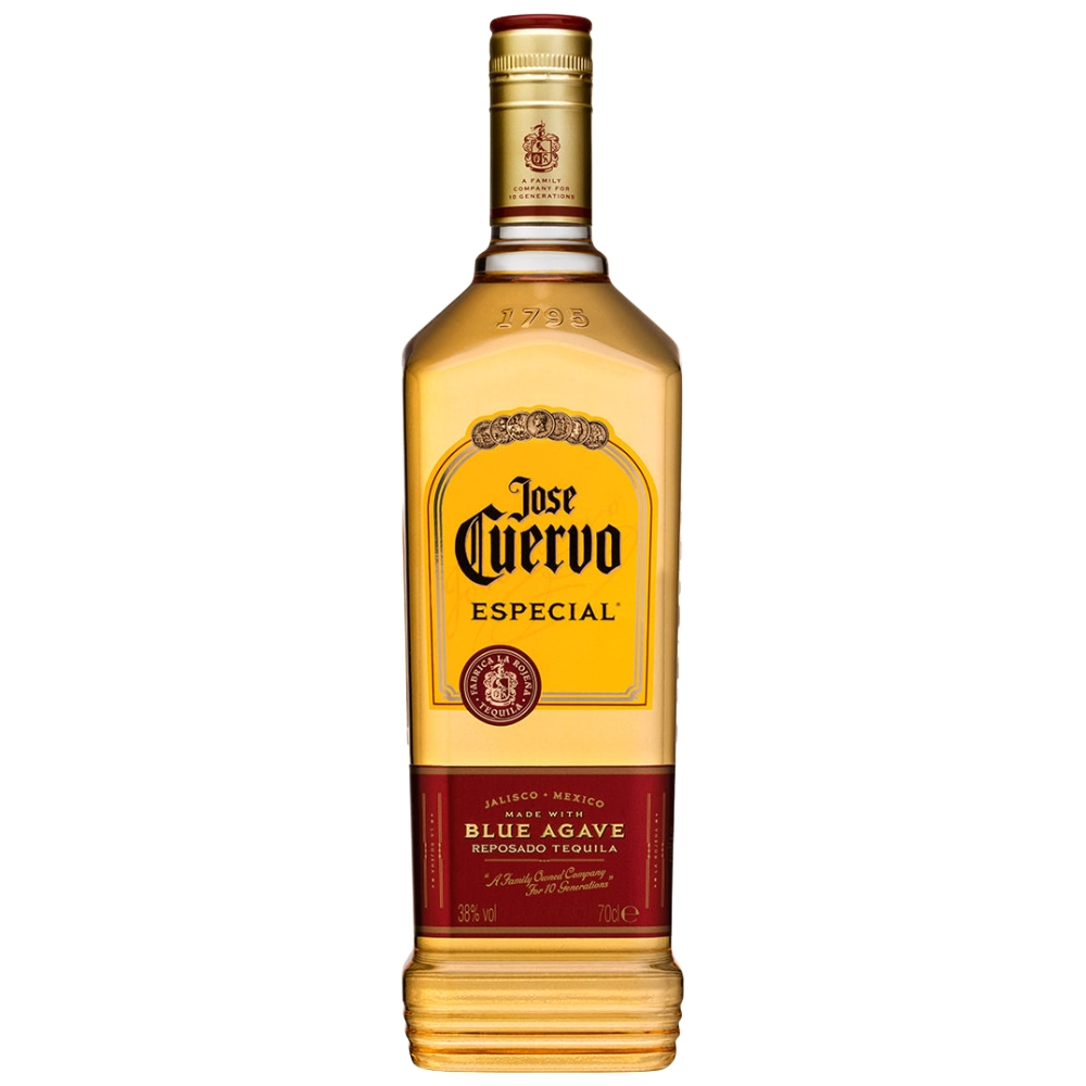 Jose Cuervo Especial reposado tequila bottle